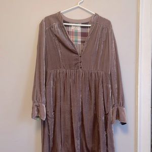 Velvet Anthropologie Dress
